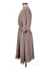 H&M 100% Polyester Solid Gray Casual Dress Size M - photo 5