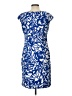 Travelsmith Print Blue Casual Dress Size 10 - photo 2