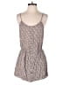 XXI 100% Rayon Hearts Brown Romper Size M - photo 1