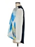 DKNYC 100% Polyester Color Block Blue Long Sleeve Blouse Size M - photo 5