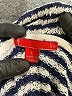 Liv Stripes Blue Pullover Sweater Size L - photo 7