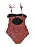 Decree Animal Print Red One Piece Swimsuit Size 1X - photo 2