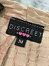 Discreet Chevron-herringbone Gold Athletic Shorts Size M - photo 3