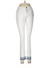 Earl Jean Chevron-herringbone White Jeans Size 8 - photo 1