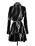 Nine West 100% Polyester Black Casual Dress Size S - photo 2