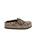 White Mountain Animal Print Brown Mule/Clog Size 7 - photo 1