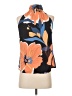 DR2 100% Polyester Black Sleeveless Blouse Size XS - photo 2