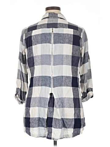 Soft Surroundings 3/4 Sleeve Button-Down Shirt (view 2)