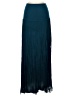 Unbranded 100% Polyester Teal Casual Skirt Size XXS (petite) - photo 1