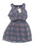 Xtraordinary 100% Polyester Paisley Blue Dress Size 8 - photo 1