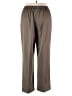 Alfred Dunner 100% Polyester Solid Brown Casual Pants Size 18 - photo 2