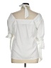 Unique Vintage 100% Polyester Ivory 3/4 Sleeve Blouse Size 1X - photo 2