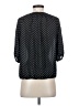 Vince Camuto 100% Polyester Polka Dots Black 3/4 Sleeve Blouse Size XS (petite) - photo 2