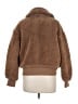 Gap 100% Polyester Brown Faux Fur Jacket Size Med Petite - photo 2