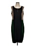 NISSA 100% Polyester Color Block Green Black Casual Dress Size S (estimated) - photo 1