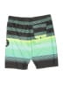 Hurley 100% Polyester Green Board Shorts Size 10 - 12 - photo 2