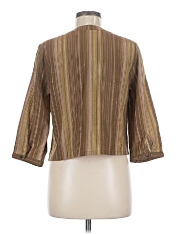 Christopher & Banks 3/4 Sleeve Button-Down Shirt (view 2)