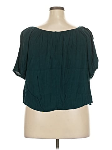 Unique Spectrum Short Sleeve Blouse (view 2)