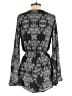 Kaitlyn 100% Rayon Paisley Black Romper Size S - photo 2