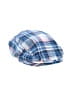 Janie and Jack Plaid Blue Hat Size 4 - 5 - photo 1