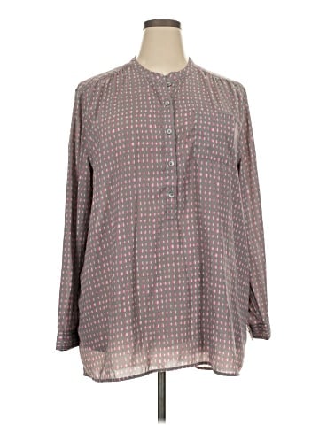 Caslon Long Sleeve Blouse (view 1)