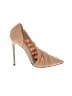 Alevì 100% Leather Tan Heels Size EU 38 - photo 1