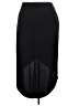 Torrid Solid Black Formal Skirt Size 3X Plus (3) - photo 2