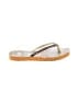 Tory Burch Gold Flip Flops Size 5 - photo 1
