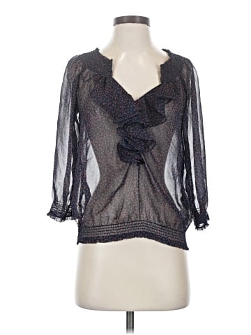 Zara Basic 3/4 Sleeve Blouse (view 1)
