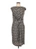 Evan Picone Chevron-herringbone Black Cocktail Dress Size 12 - photo 1