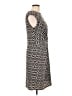 Evan Picone Chevron-herringbone Black Cocktail Dress Size 12 - photo 4