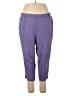 Flax 100% Linen Purple Linen Pants Size 6 (S) - photo 1
