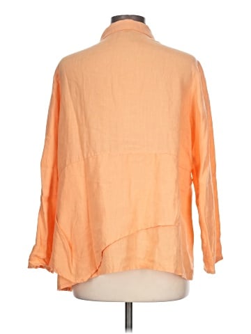Comfy U.S.A. 3/4 Sleeve Button-Down Shirt (view 2)