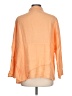 Comfy U.S.A. Color Block Orange 3/4 Sleeve Button-Down Shirt Size L - photo 2