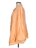 Comfy U.S.A. Color Block Orange 3/4 Sleeve Button-Down Shirt Size L - photo 5
