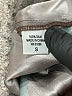 Acrobat 100% Silk Camo Brown Long Sleeve Silk Top Size S - photo 8