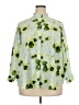 Tuckernuck 100% Polyester Floral Green 3/4 Sleeve Blouse Size XXL - photo 1