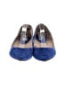 BP. 100% Leather Color Block Blue Flats Size 11 1/2 - photo 2