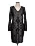 Blu Sage Argyle Black Cocktail Dress Size 10 - photo 1