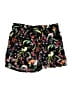 Amisu 100% Viscose Floral Black Shorts Size EU 44 / US 14 - photo 1