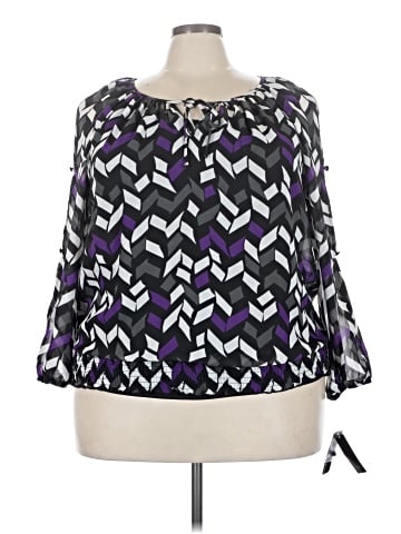AGB 3/4 Sleeve Blouse (view 1)