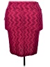 Lularoe Chevron-herringbone Burgundy Casual Skirt Size 24 - 26 - photo 2
