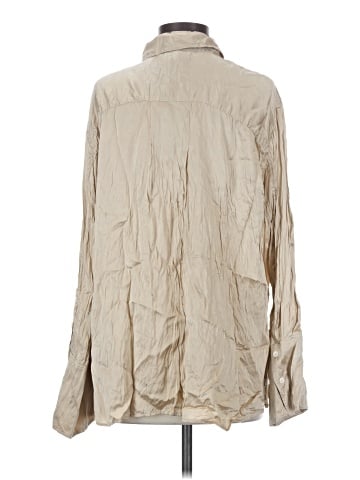 FRAME Long Sleeve Silk Top (view 2)