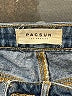 PacSun 100% Cotton Blue Denim Shorts Size 27 waist - photo 3