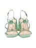 Shoedazzle Color Block Green Sandals Size 6 1/2 - photo 2
