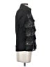 Beulah Style 100% Polyester Black 3/4 Sleeve Blouse Size S - photo 4