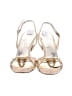 Versani Metallic Gold Sandals Size 7 1/2 - photo 2