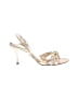 Versani Metallic Gold Sandals Size 7 1/2 - photo 1