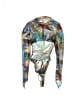 Blanc Tie-dye Teal Kimono Size M - photo 2