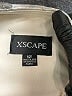 Xscape Metallic Silver Cocktail Dress Size 12 - photo 7
